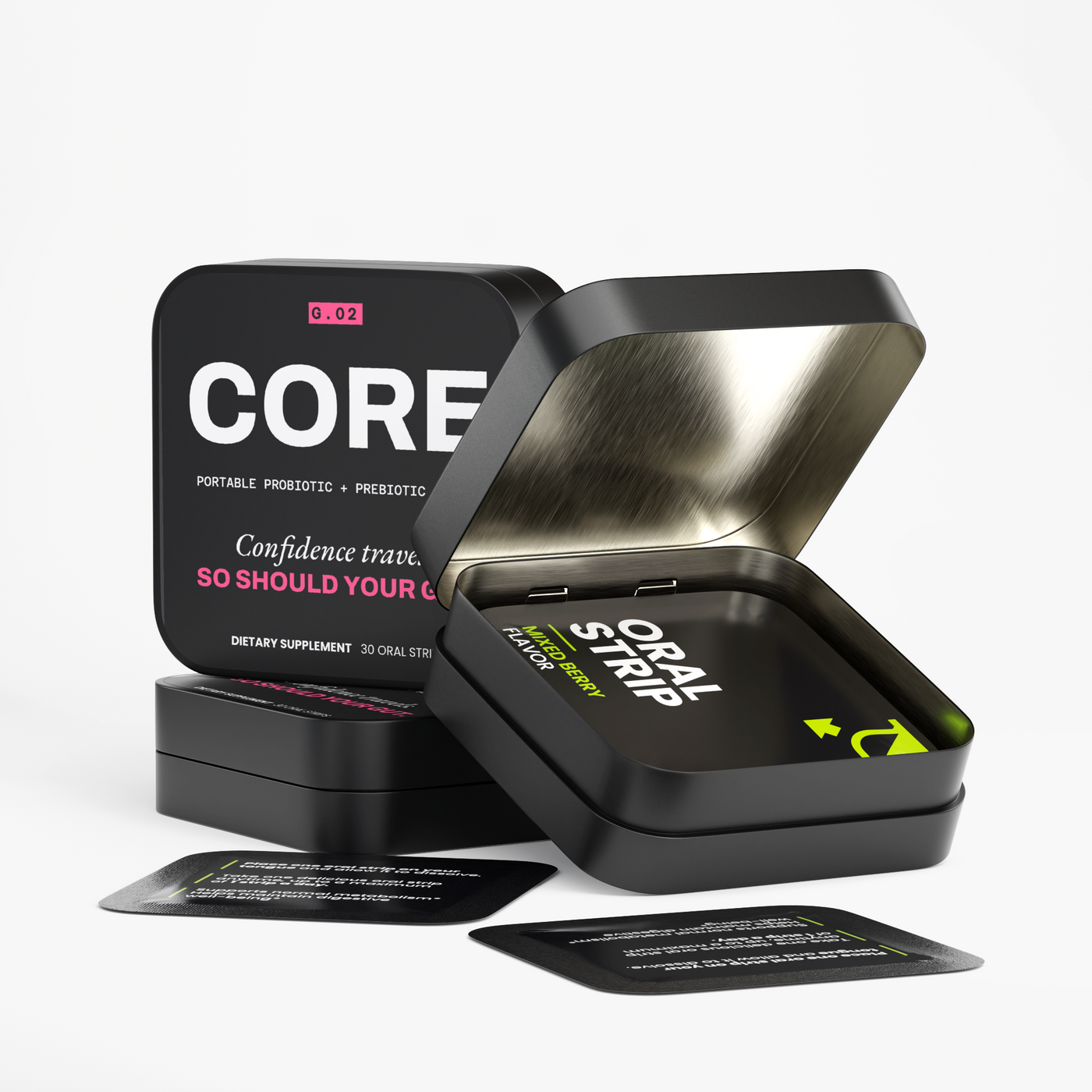CORE — Portable Probiotic + Prebiotic Strips