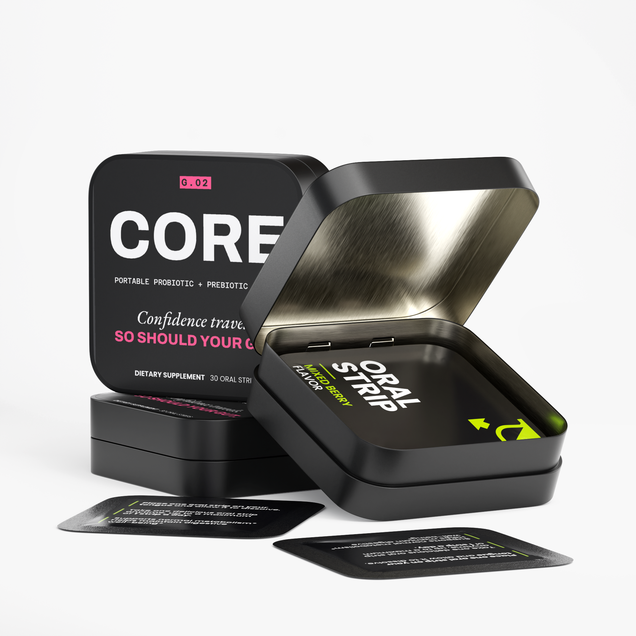 CORE — Portable Probiotic + Prebiotic Strips