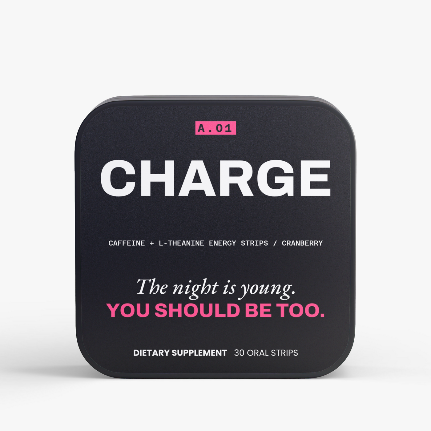 CHARGE — Caffeine + L-Theanine Energy Strips / Cranberry