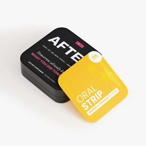 AFTER — Night-Out Wellness Strips / Mango-Orange