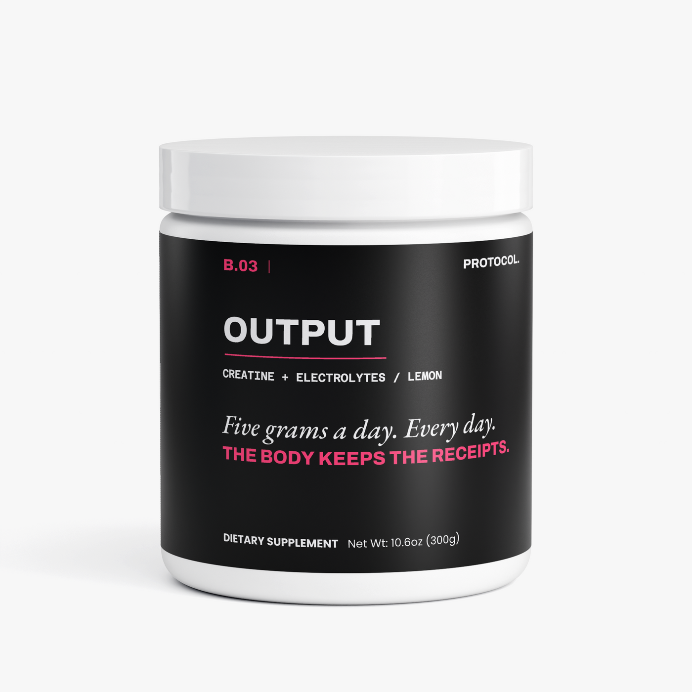 OUTPUT — Creatine + Electrolytes / Lemon
