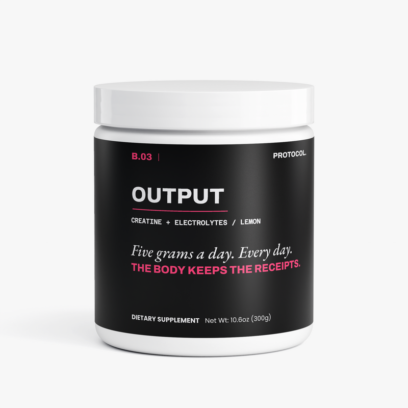 OUTPUT — Creatine + Electrolytes / Lemon