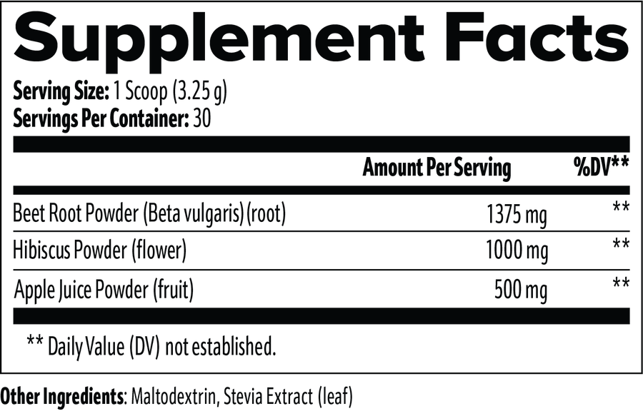 PUMP — Beetroot + Hibiscus Performance Powder