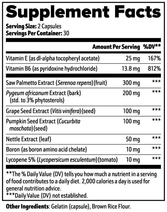 PROSTATE — Daily Prostate + Urinary Wellness
