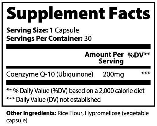 HEART — CoQ10 Cellular + Cardiovascular Support