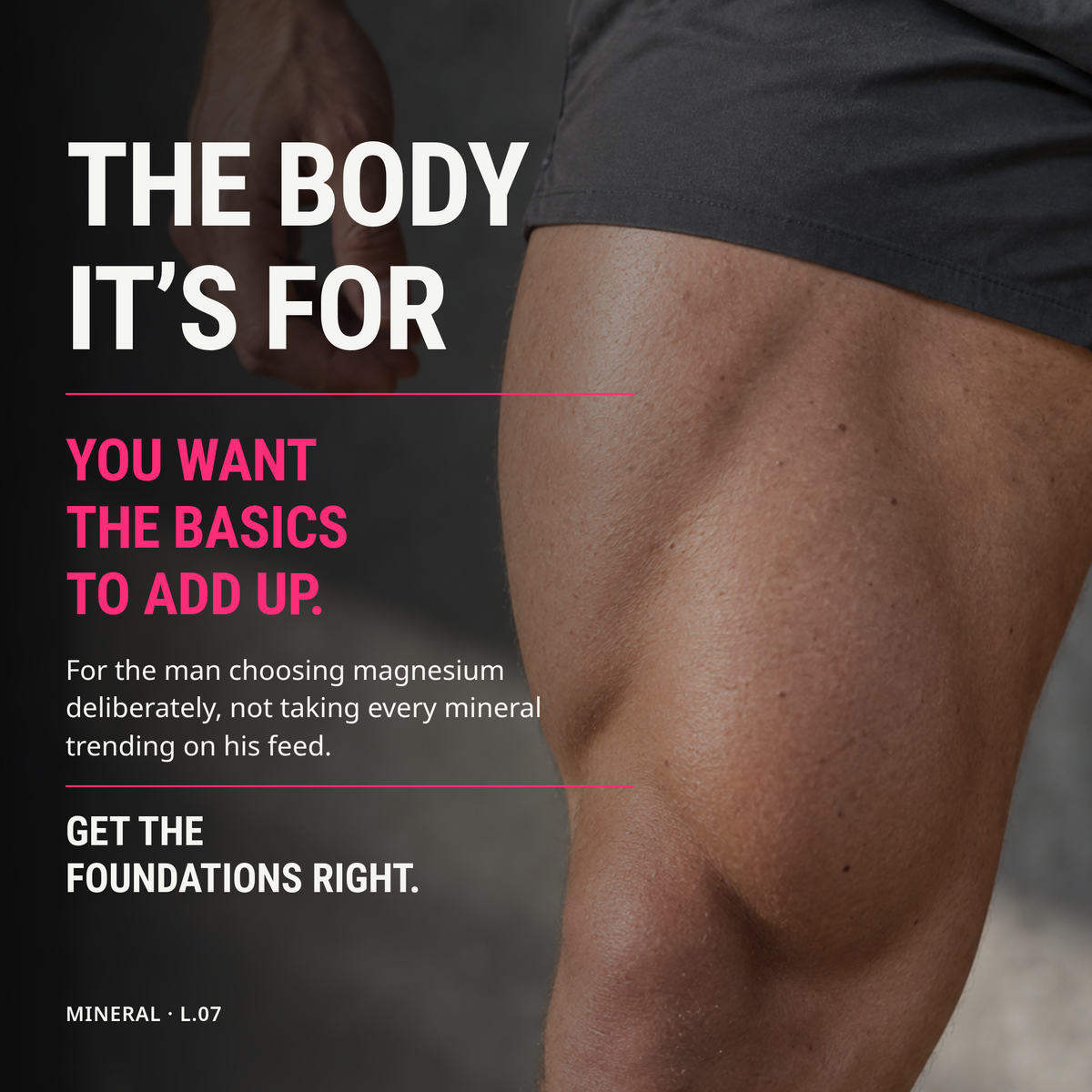 The body it’s for
