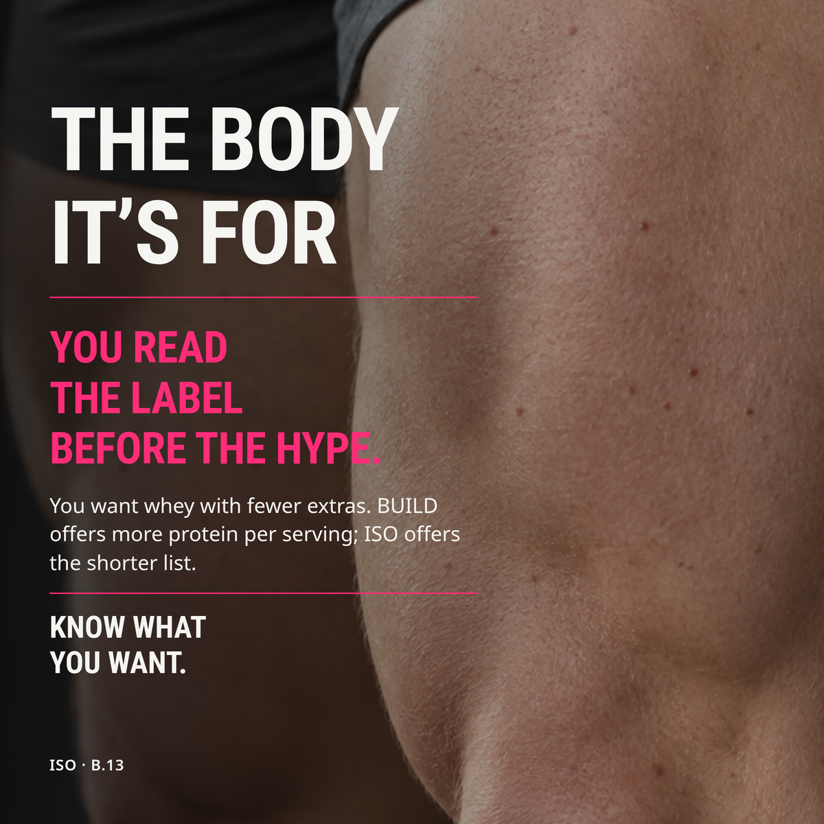 The body it’s for