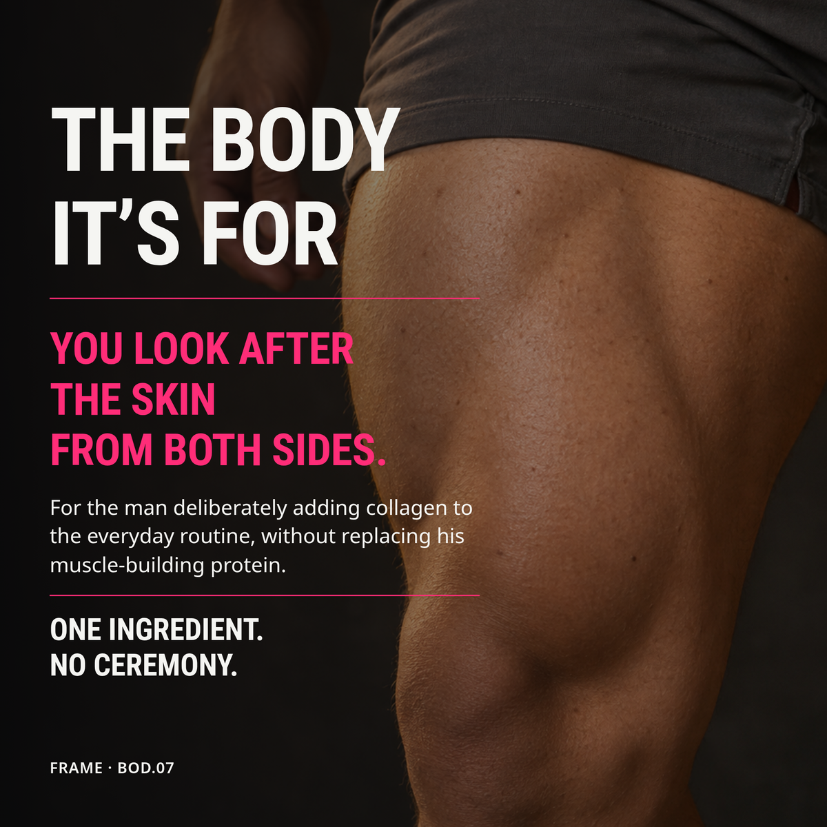 The body it’s for