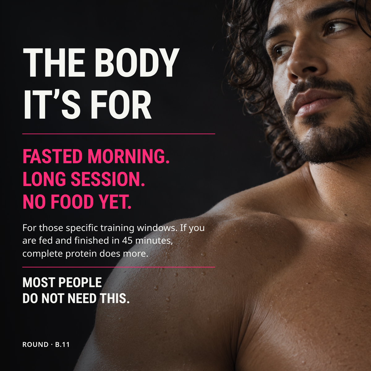 The body it’s for