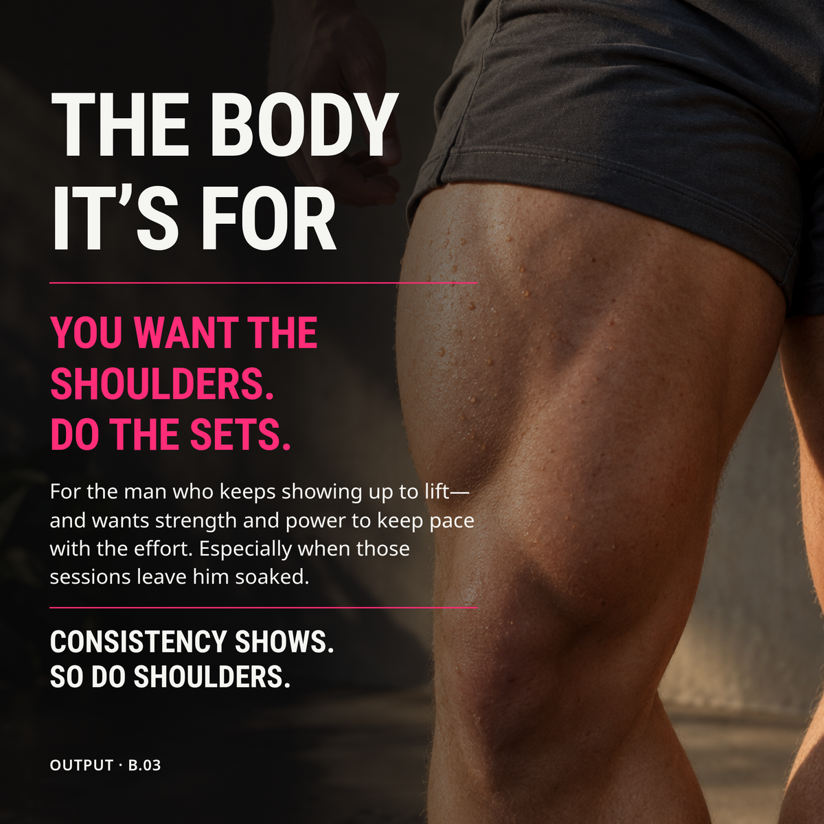 The body it’s for