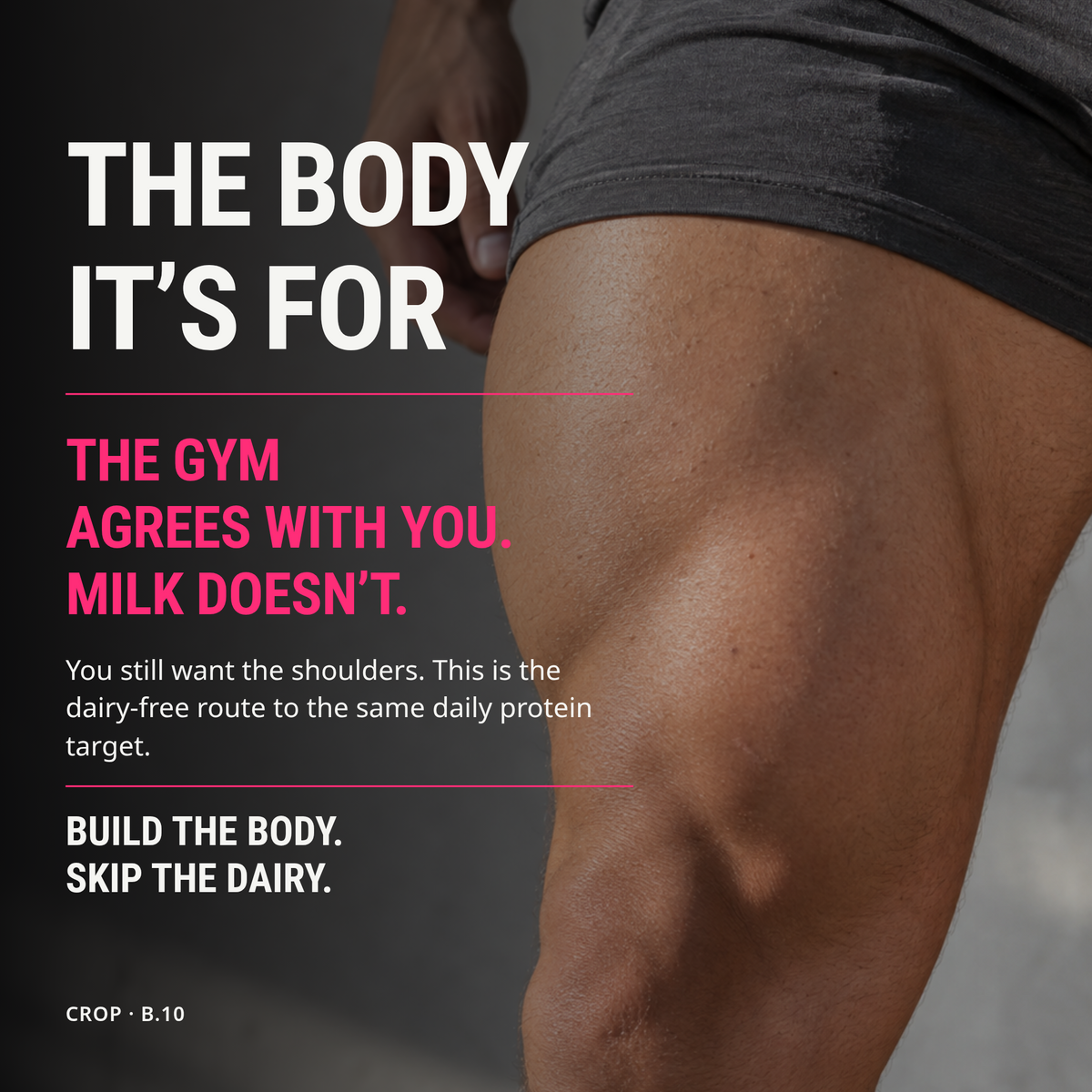 The body it’s for