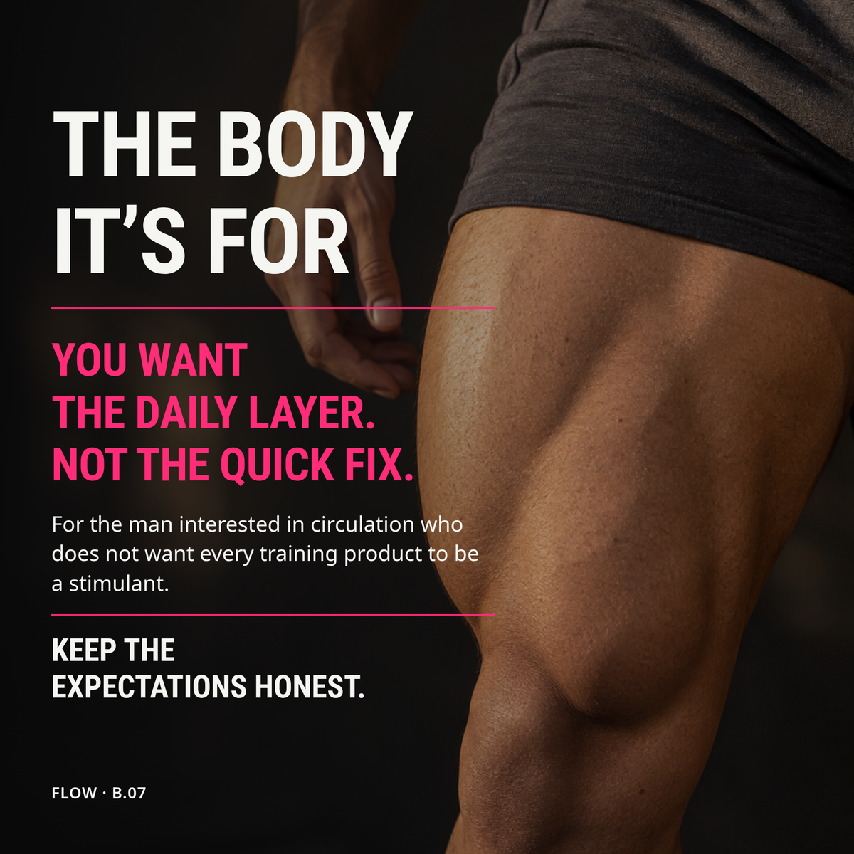 The body it’s for